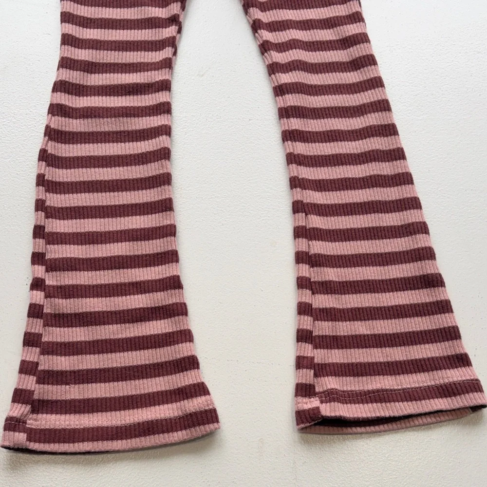 Zara kids Pink and Maroon striped set, size 6 - Picture 12 of 14